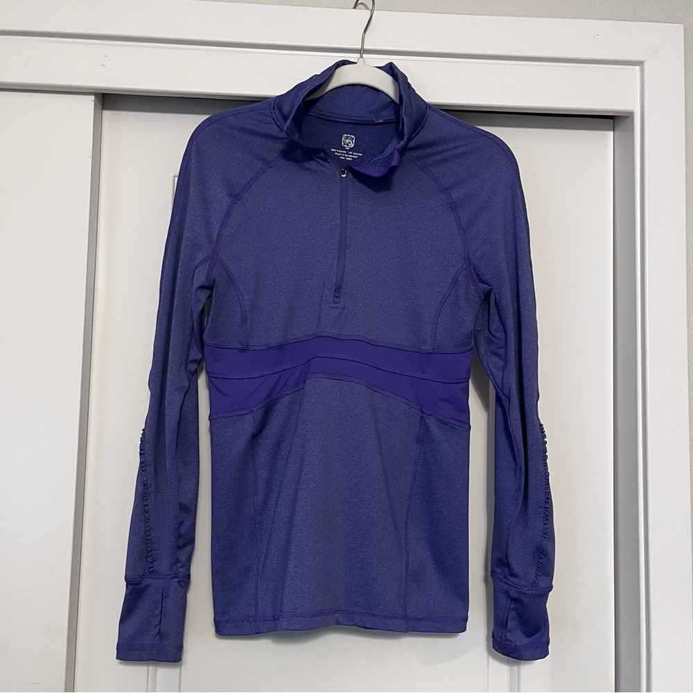 Purple Long Sleeve Athletic Top medium